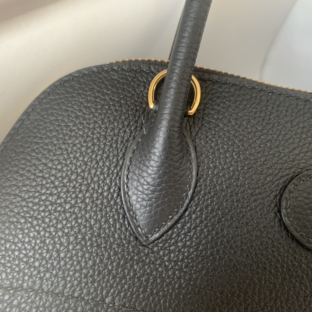 에르메스 볼리드27 블랙 금장 송아지가죽